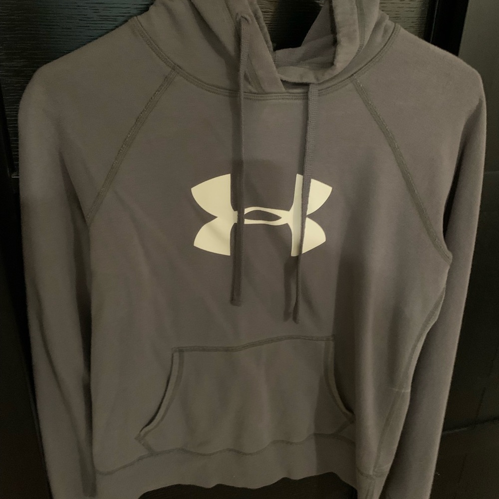 Gray Under Armour Hoodie